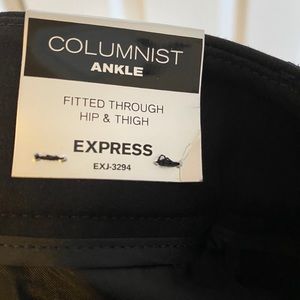 Black express columnist pant